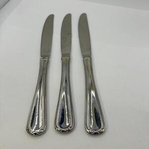 3 Modern Solid Knife Swedish Lodge 9 3/8" Lenox 1/4" Thick